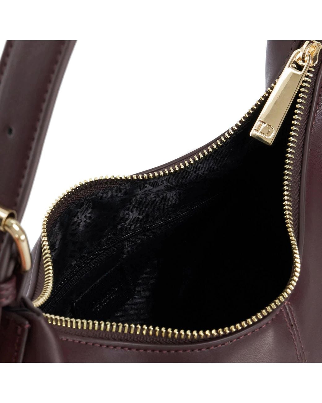 Dune Brown Daydreamer Faux Leather Hobo Bag