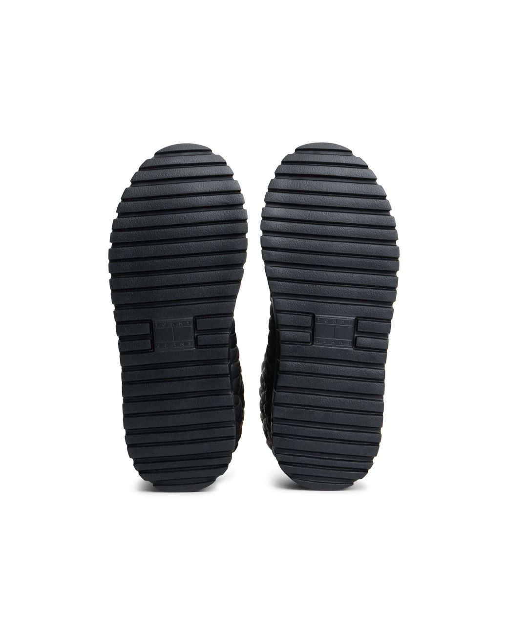 Tommy Hilfiger Black Quilted Snow Boots