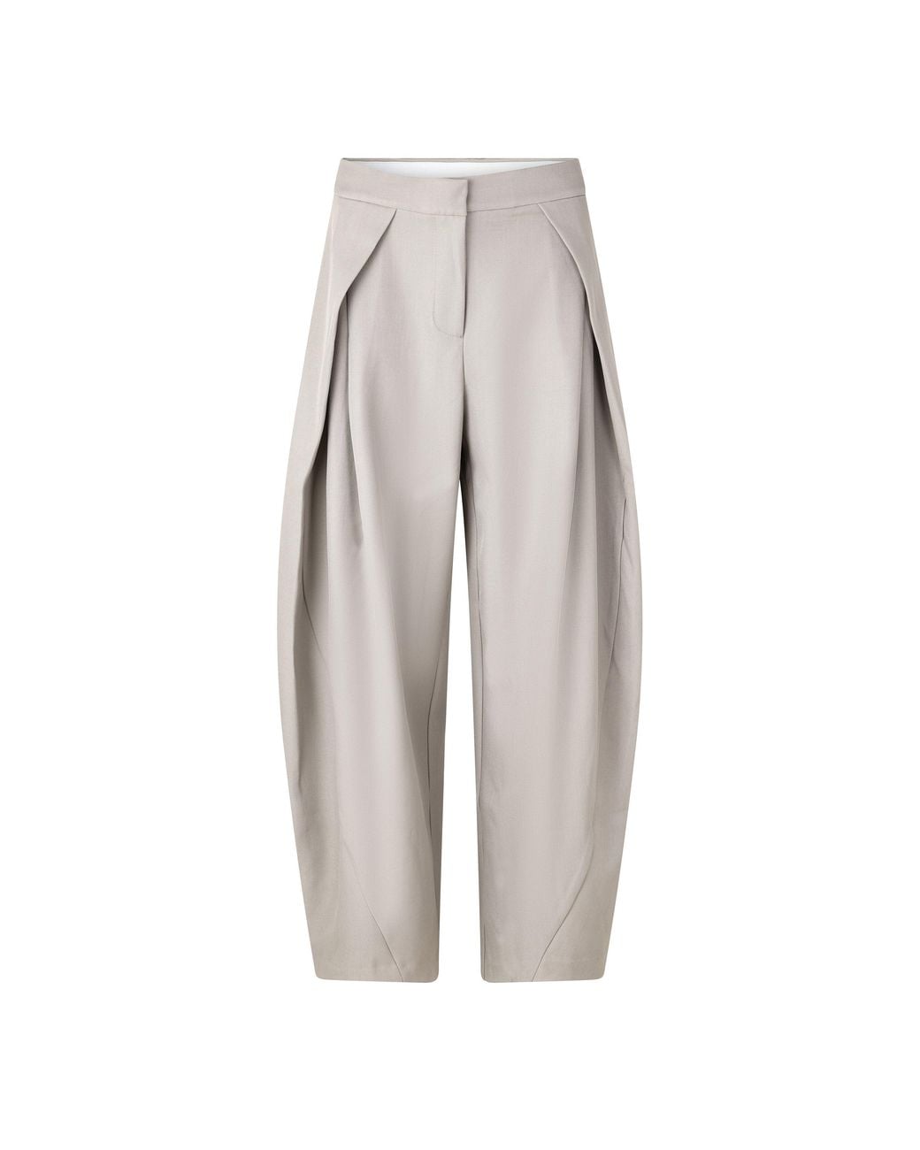 The Couture Club Gray Couture Pleat Trs Ld64