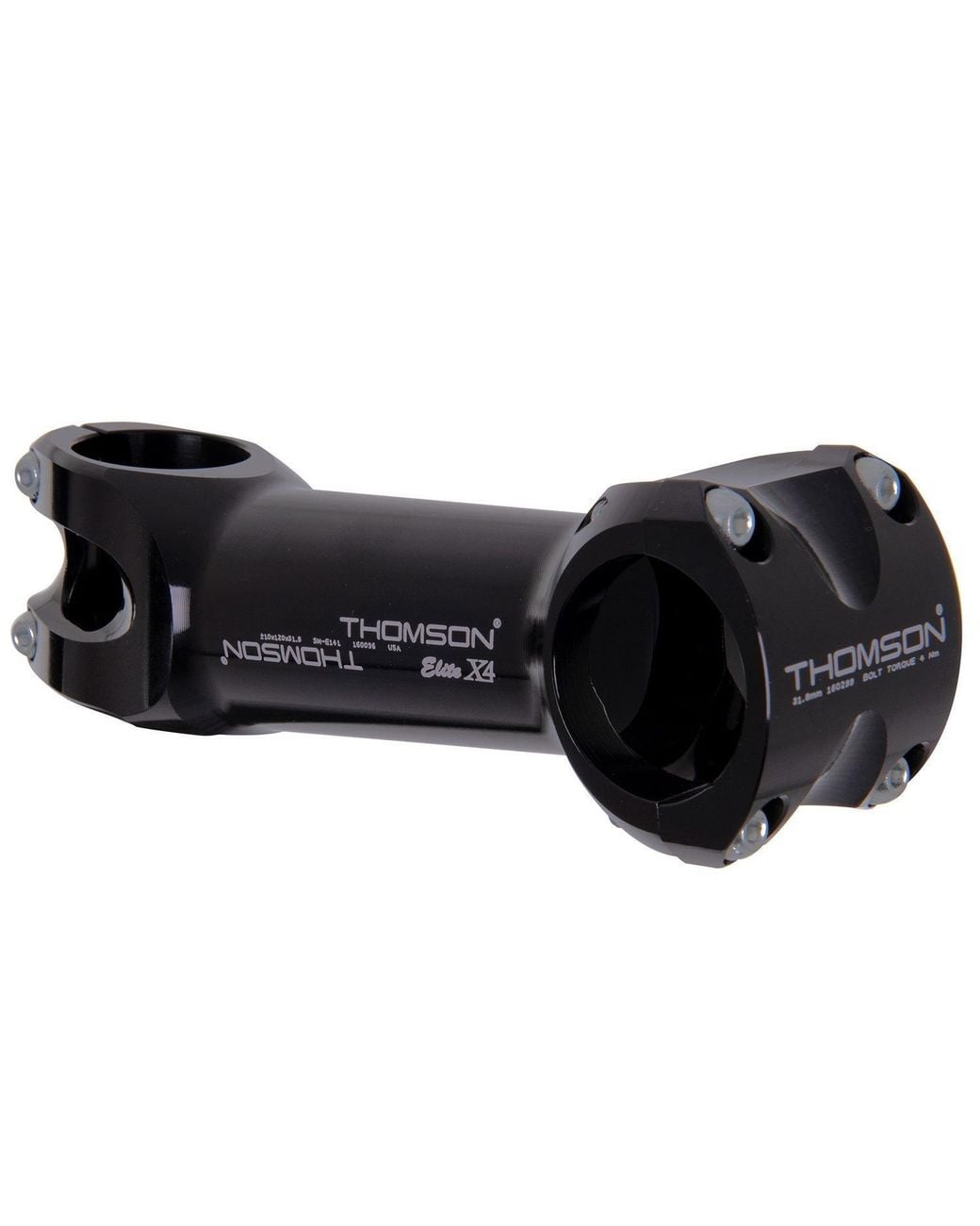 Thompson Black Elite Stem X4 Aluminium