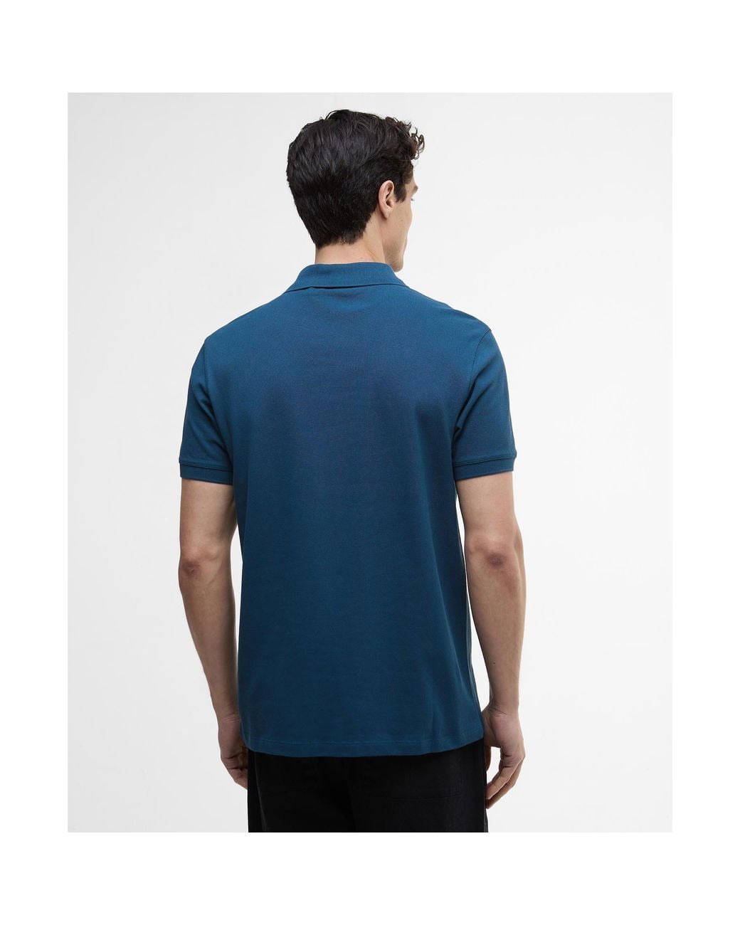 Barbour Blue Essential Polo Shirt for men