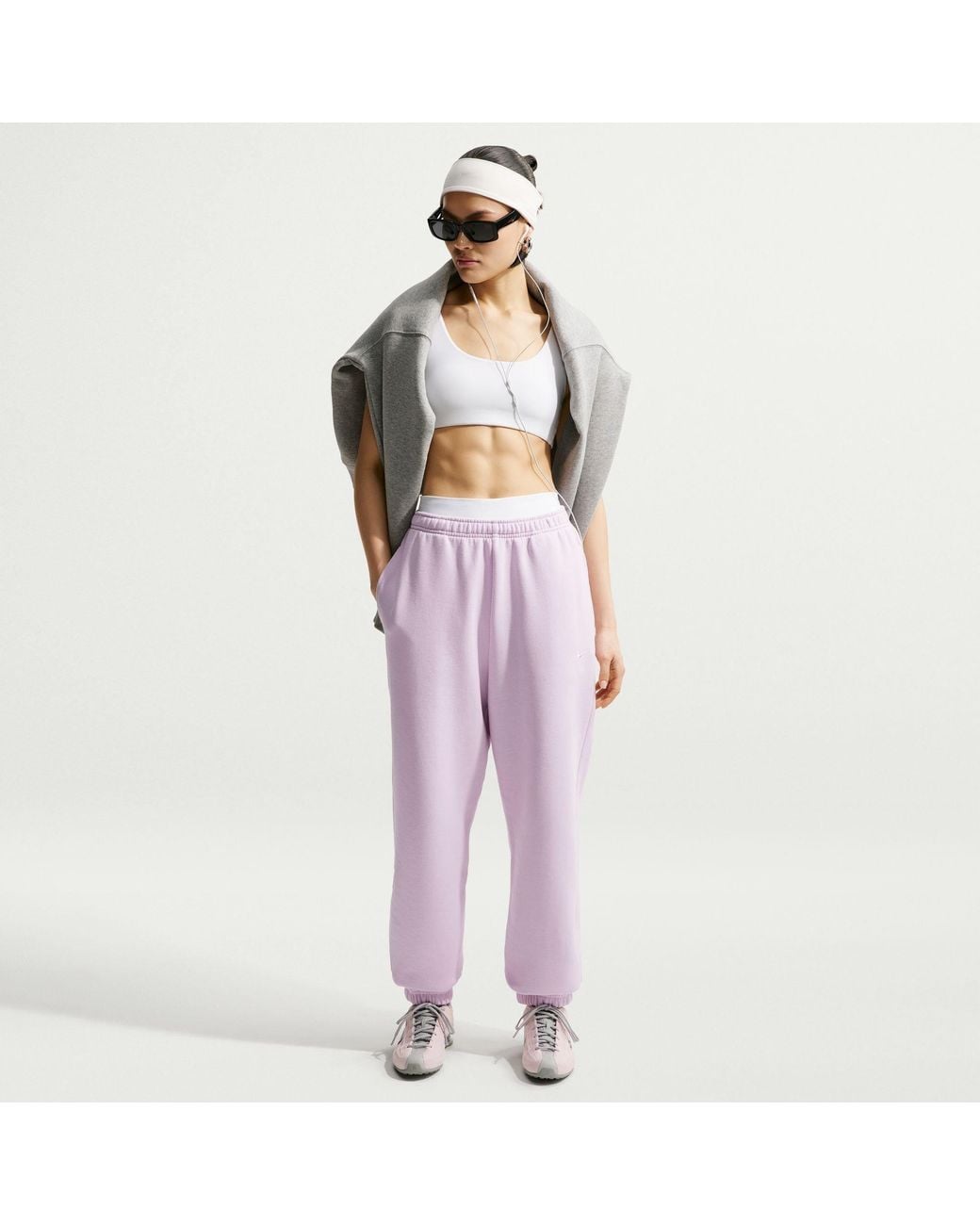 Nike Purple Phoenix Fleece Joggers