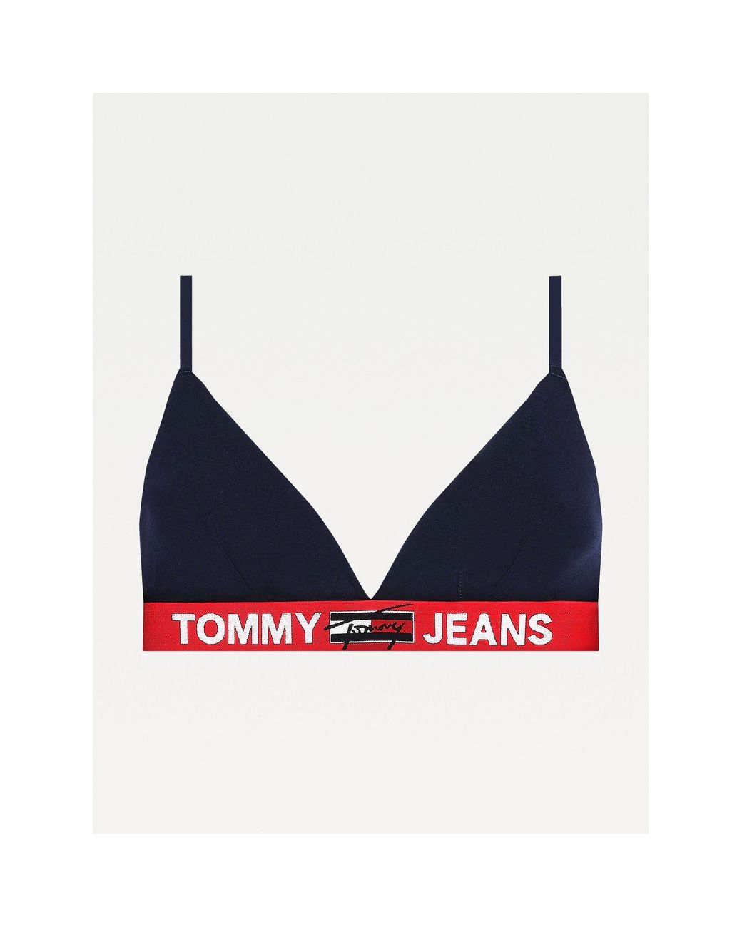 Tommy Hilfiger Blue Triangle Bralette