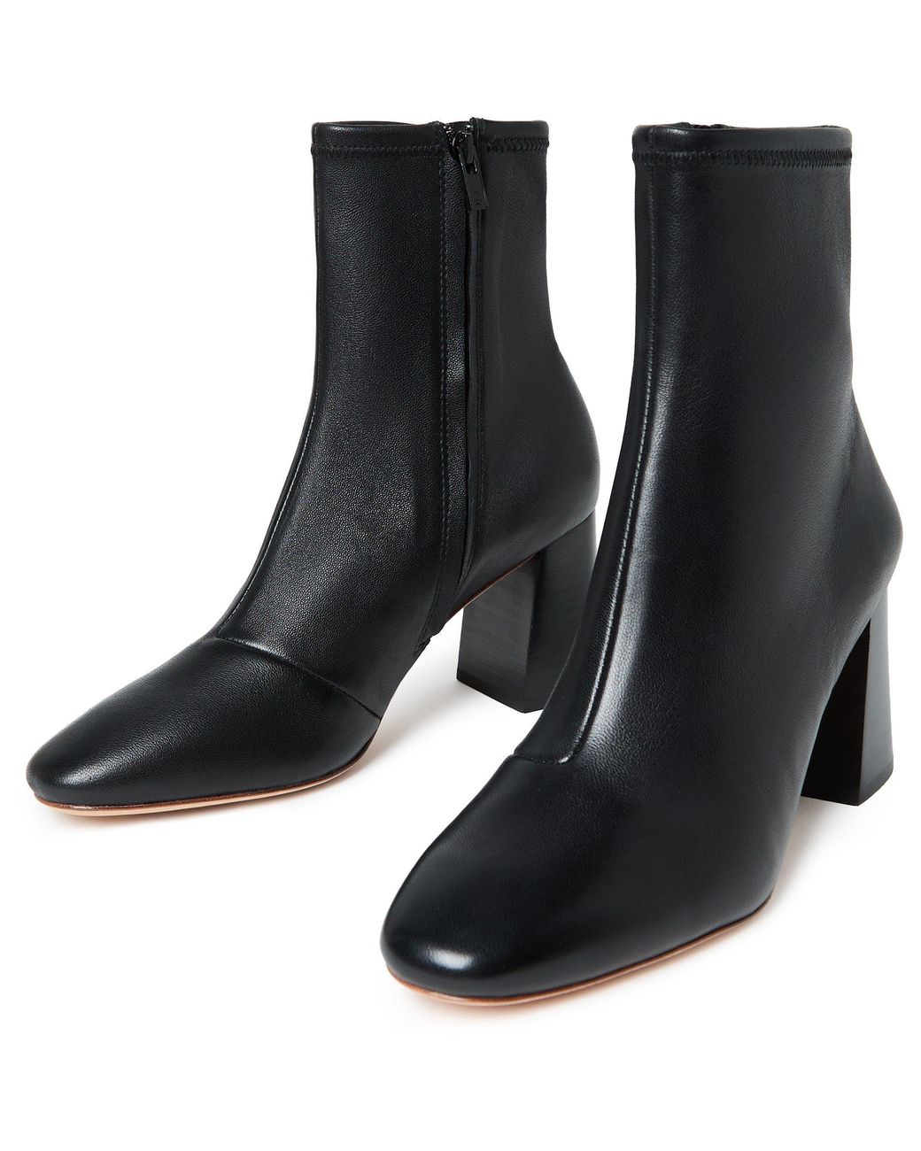 Loeffler Randall Black Elsie Ankle Heeled Boots