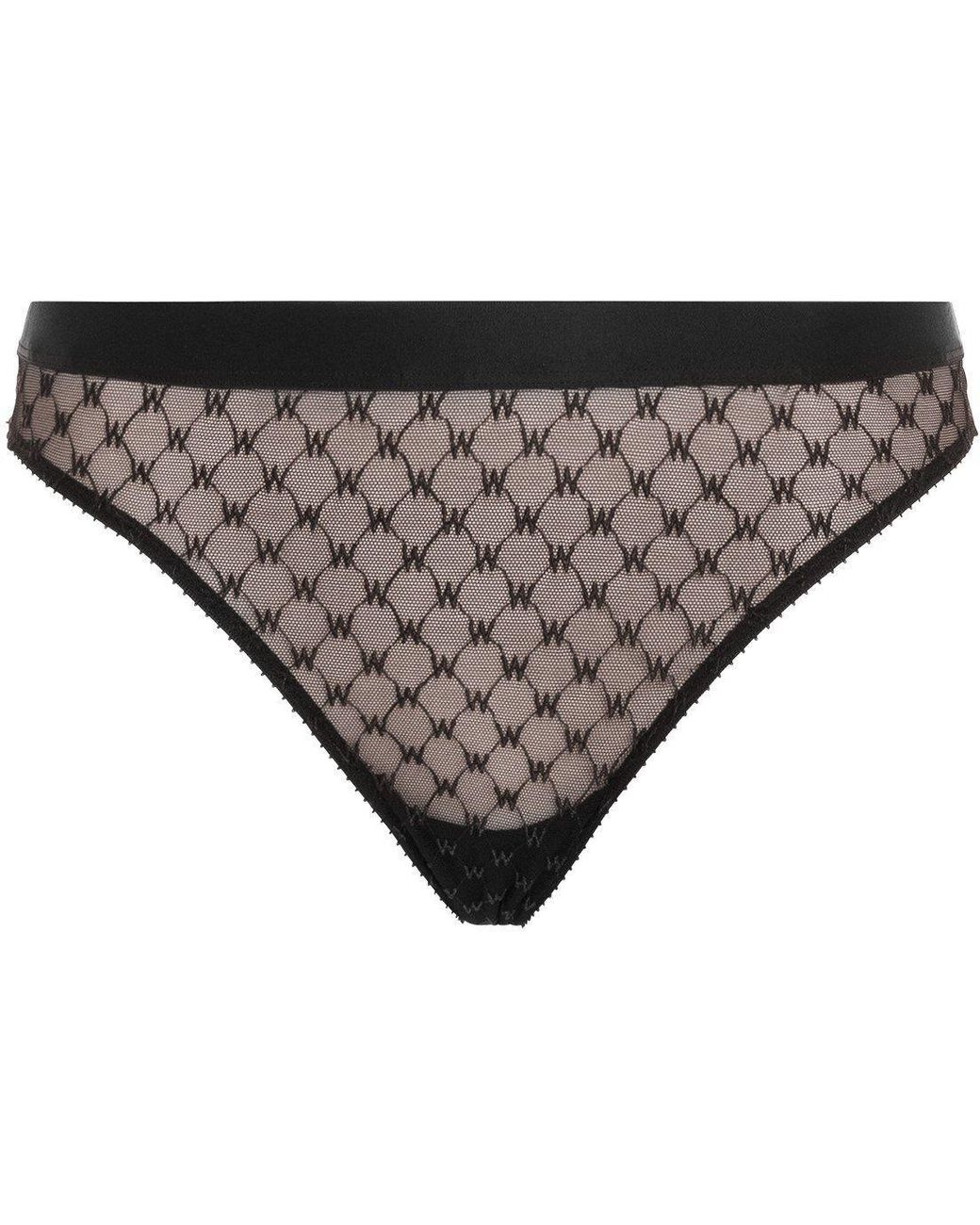 Wolford Gray Bikini Brief