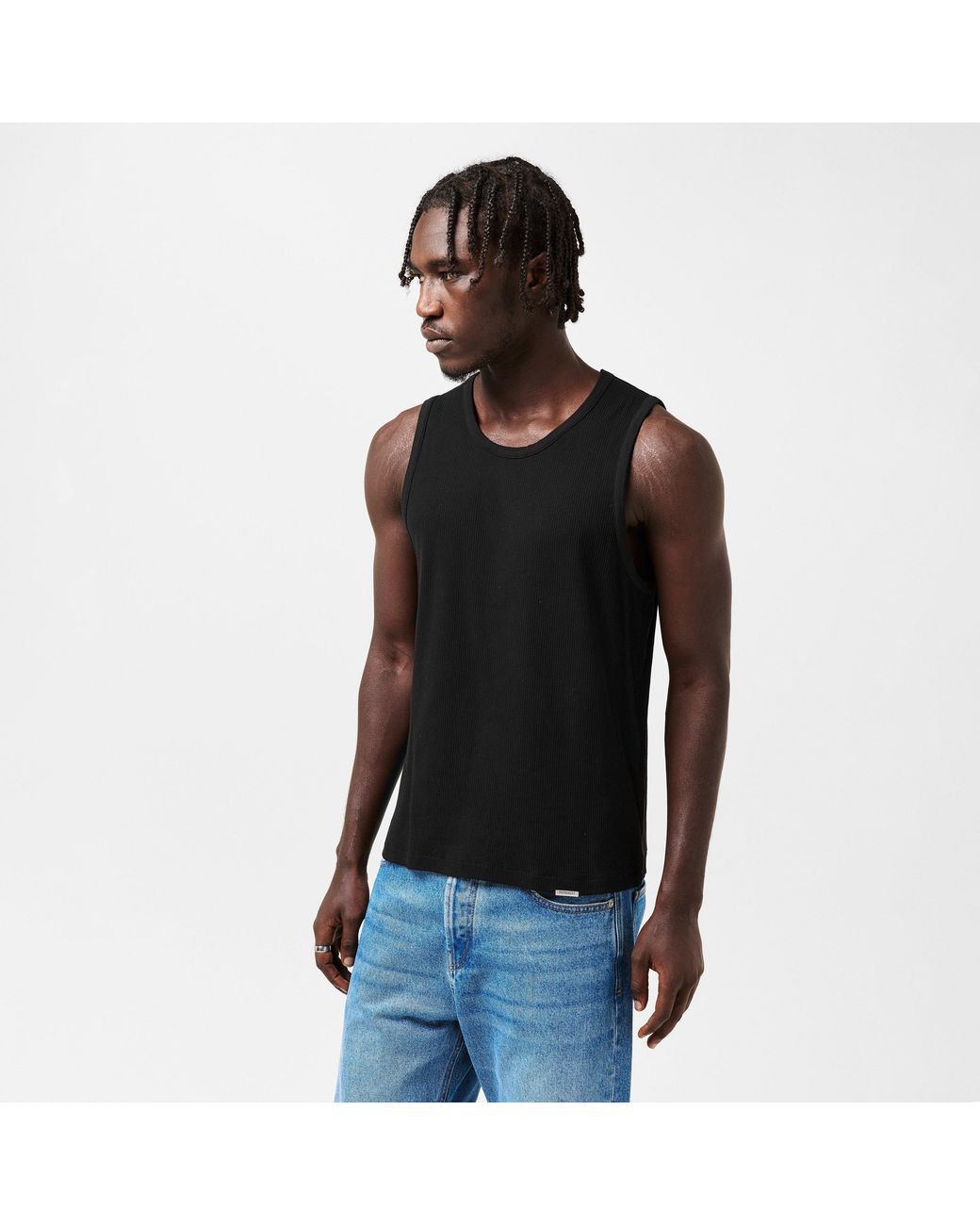 Represent Black Racerback Vest for men
