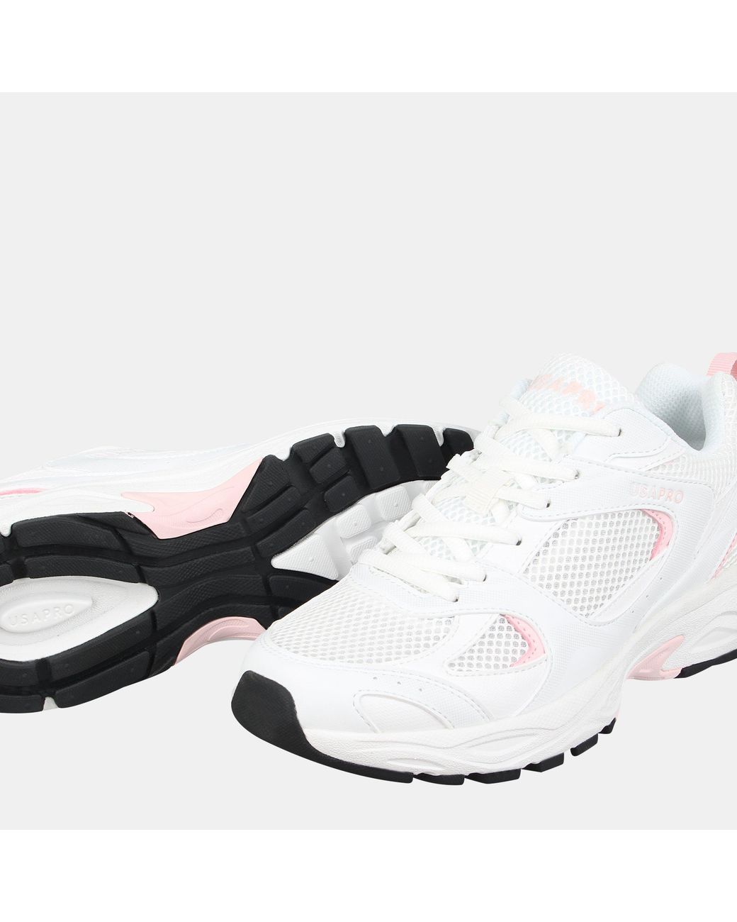 Usa Pro White Mira Trainers