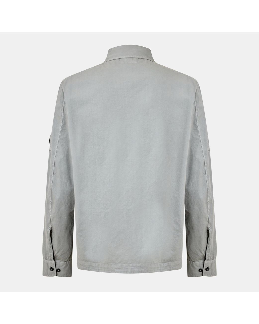 C P Company Gray Gabard Overshirt for men