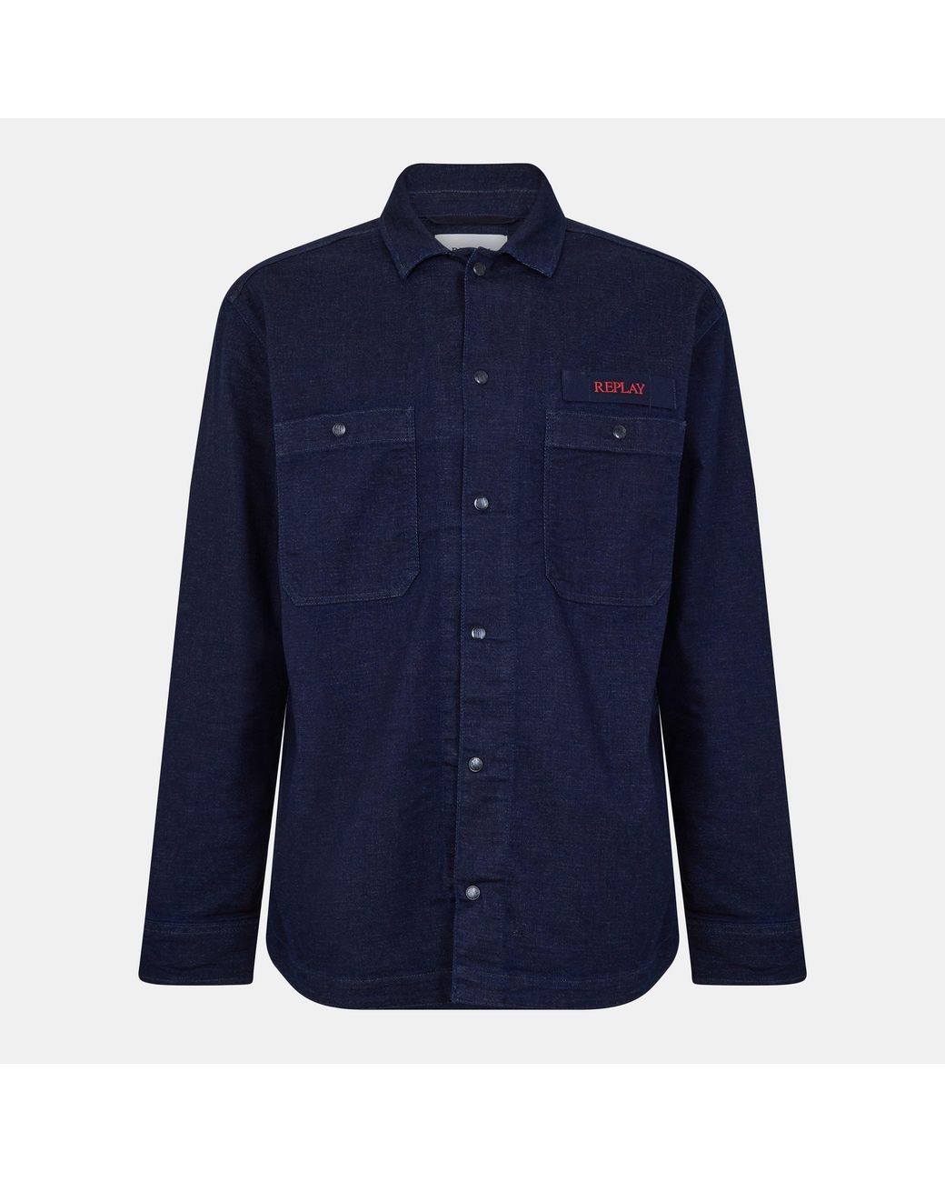 Replay Blue Service Overshirt for men