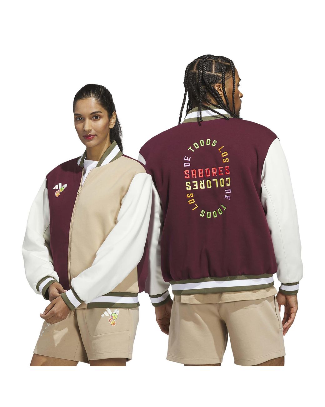 Adidas Brown Dugout Coaches Windbreaker for men