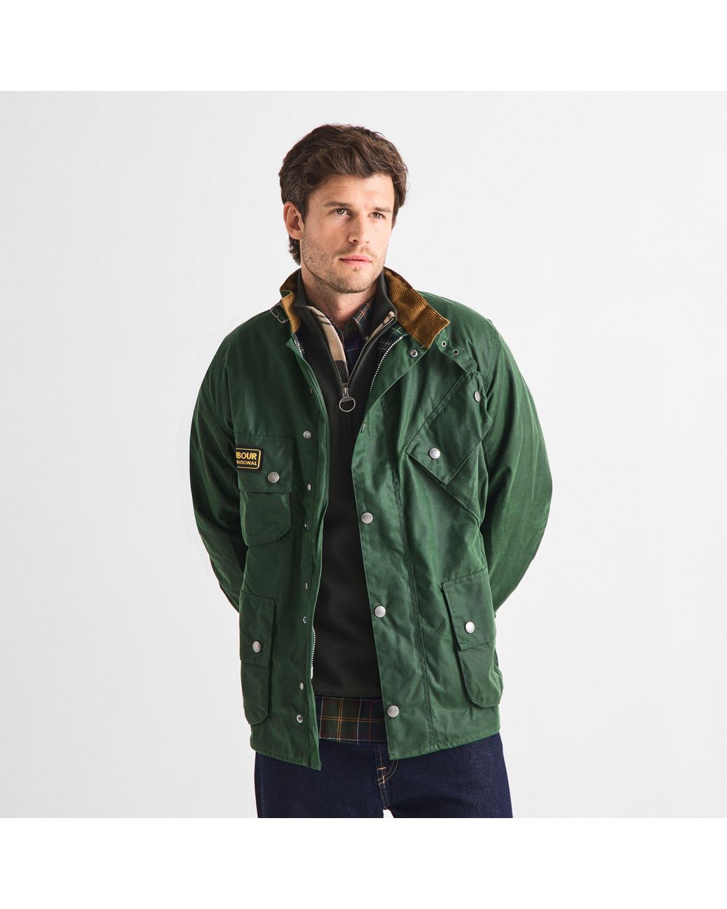 Barbour Green Original Wax Jacket for men