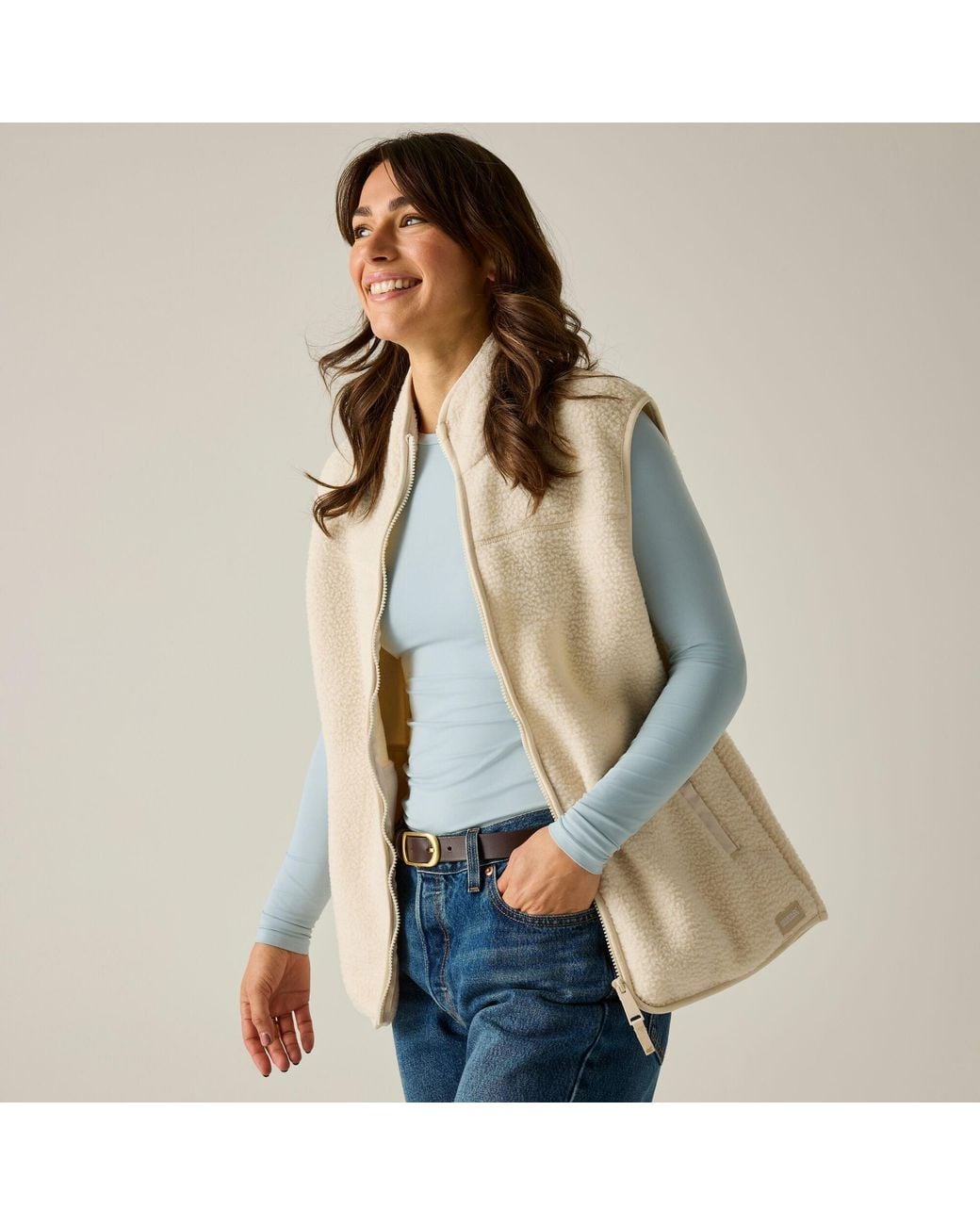 Regatta Blue Frankie Borg Fleece Bodywarmer