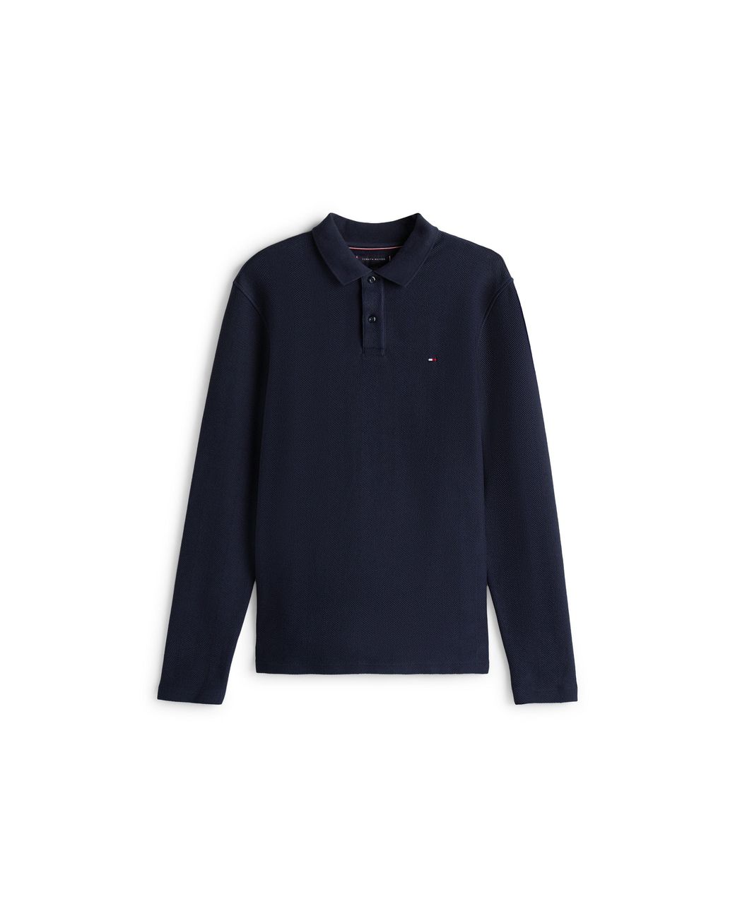 Tommy Hilfiger Blue Herring Long Sleeve Polo Shirt for men