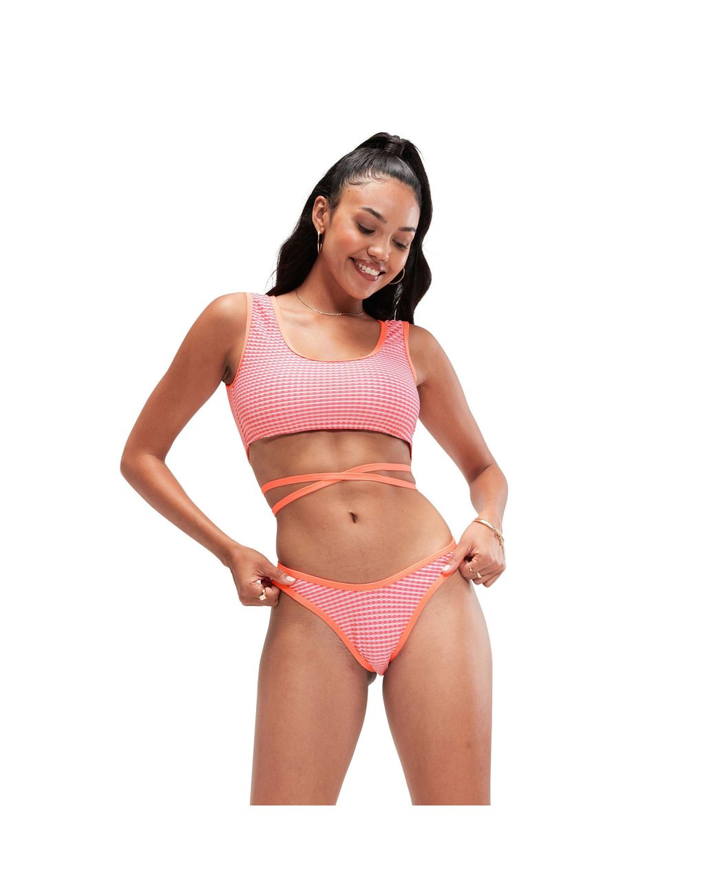 Speedo Orange One Piece Swimsuit