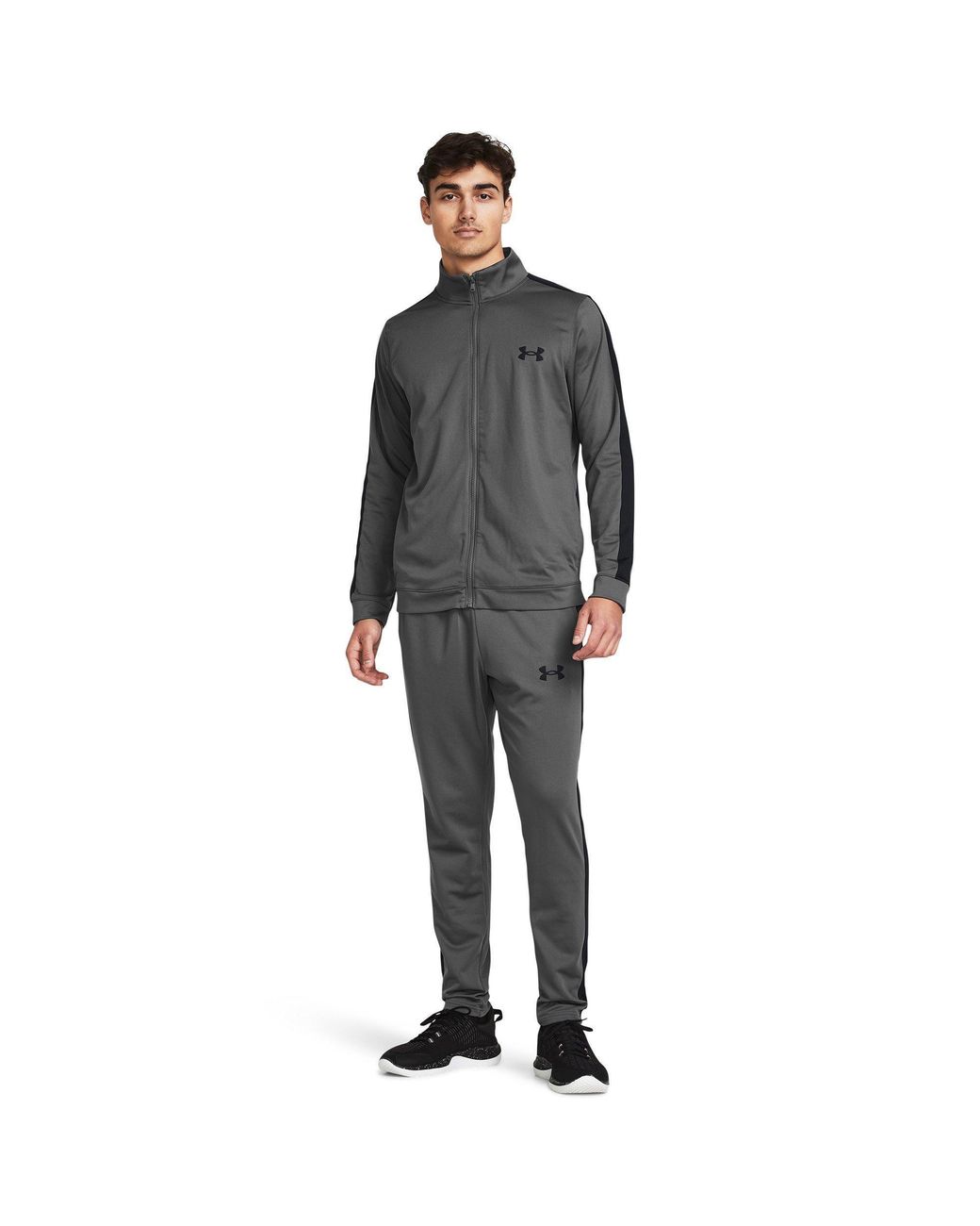 Under Armour Gray Ua Rival Knit Tracksuit for men