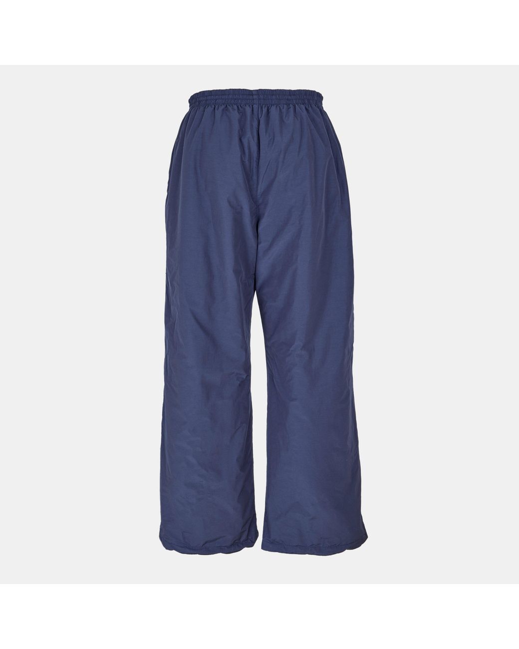 Balenciaga Blue Bal Tech Reverse Relaxed Fit Wide Leg Trousers for men