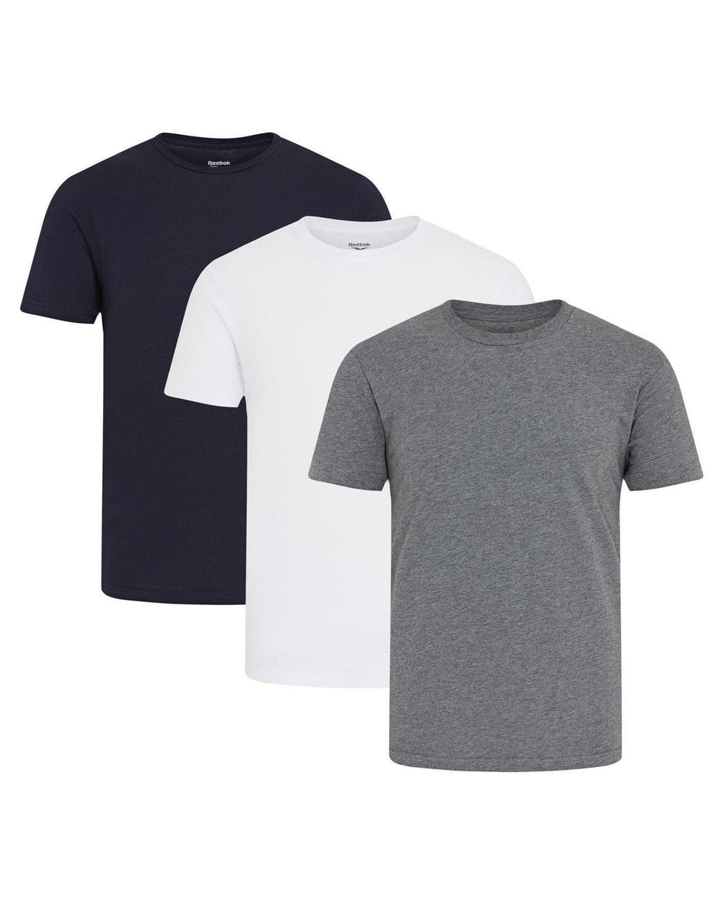 Reebok Blue 3 Pack T Shirts Santo for men