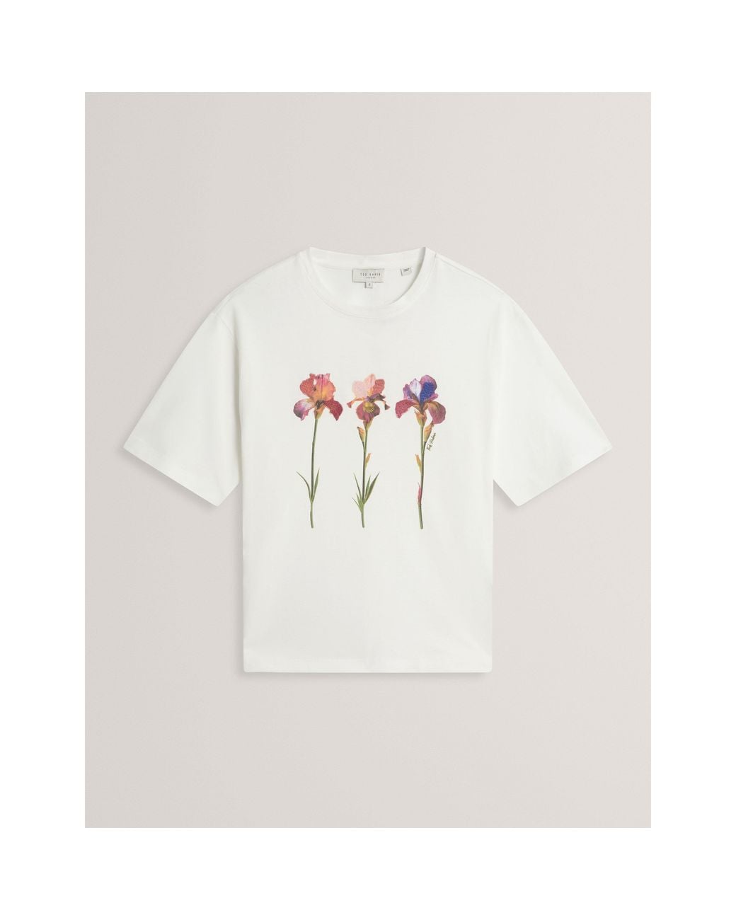 Ted Baker White Ted Embroided Tee Ld71