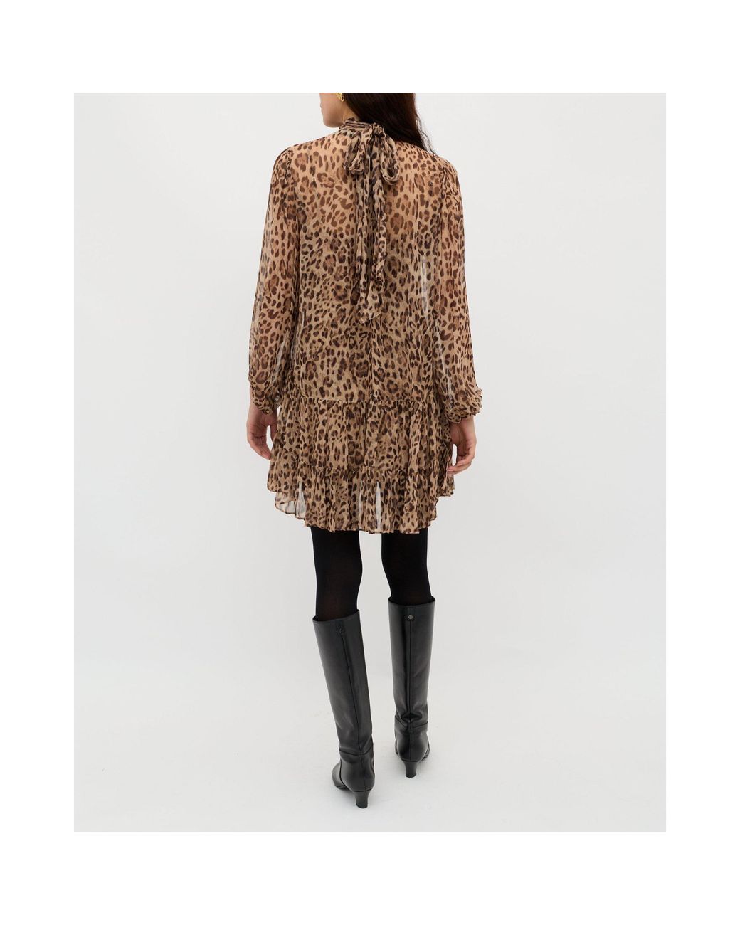 Rixo Brown Anaya Mini Dress