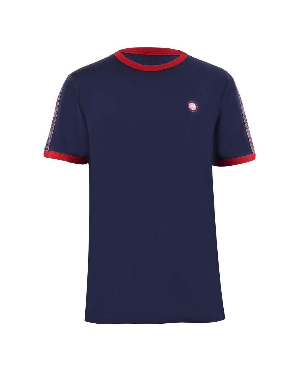 Pretty Green Blue Eclipse Tape Regular Fit T-Shirt for men