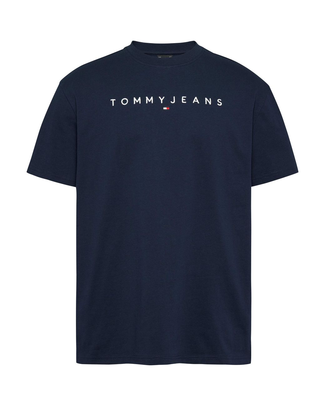 Tommy Hilfiger Blue Tjm Reg Linear Logo Tee Ext for men