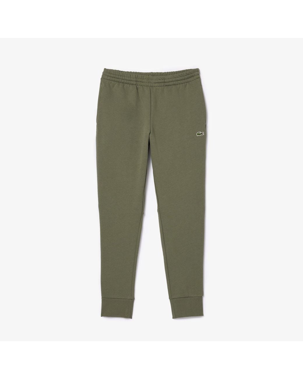 Lacoste Green Fleece Tracksuit Bottoms for men