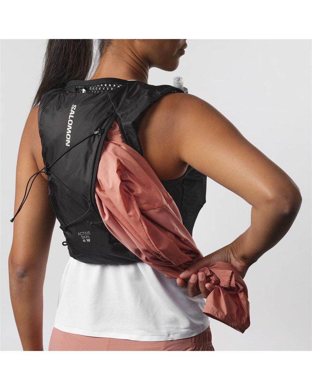 Salomon Gray Active Skin 4L Running Vest