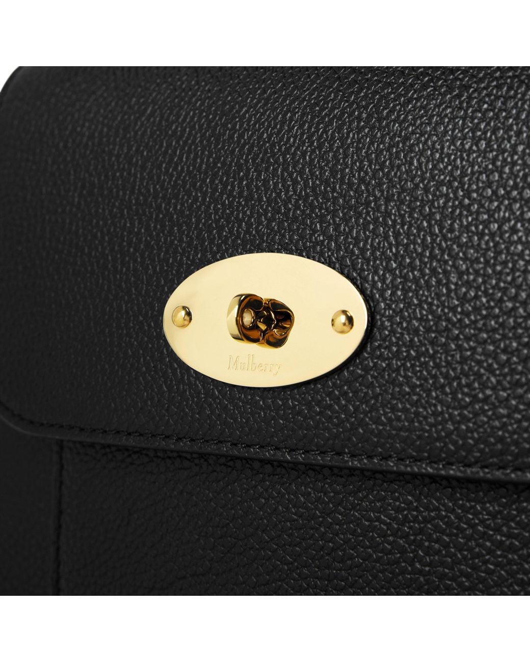 Mulberry Black Small Antony Leather Messenger Bag for men