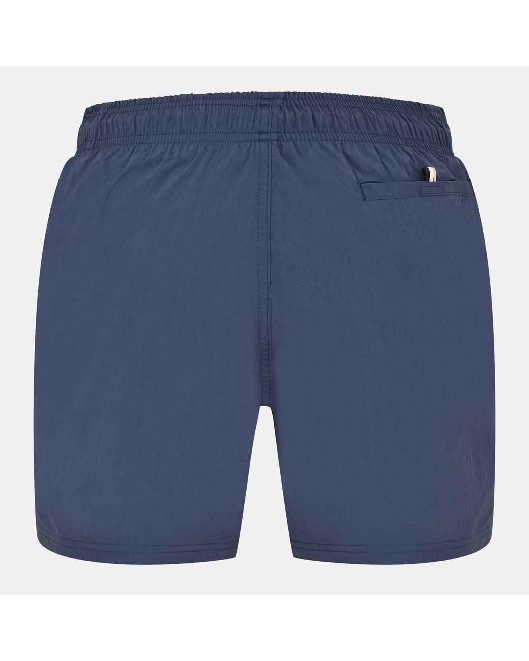 Boss Blue Octopus Swim Shorts With Bold Branding for men