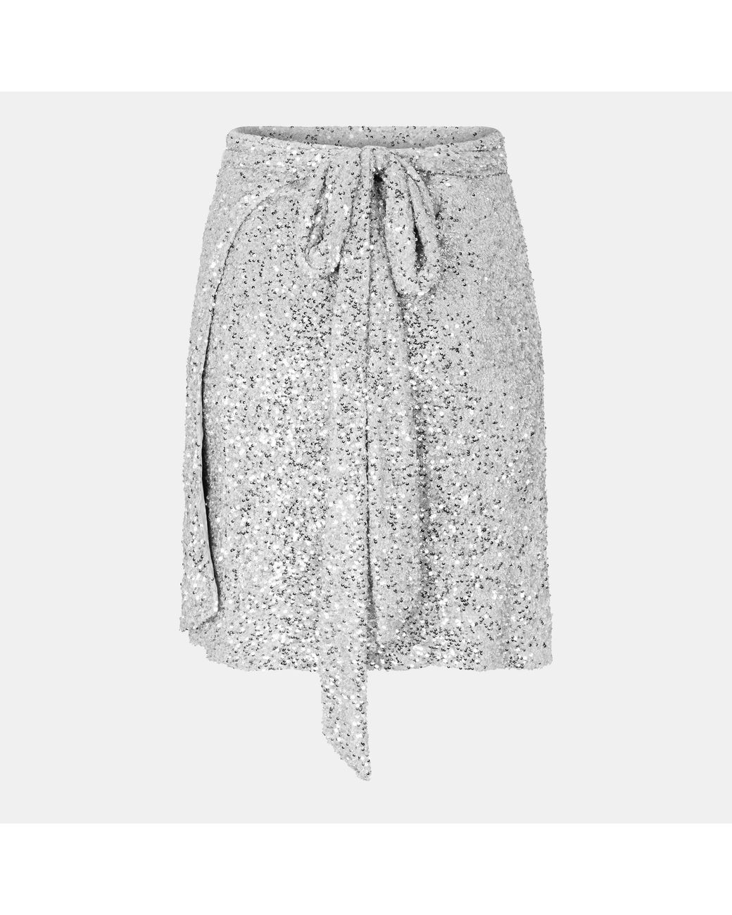 Never Fully Dressed Metallic Sequin Jaspre Mini Skirt
