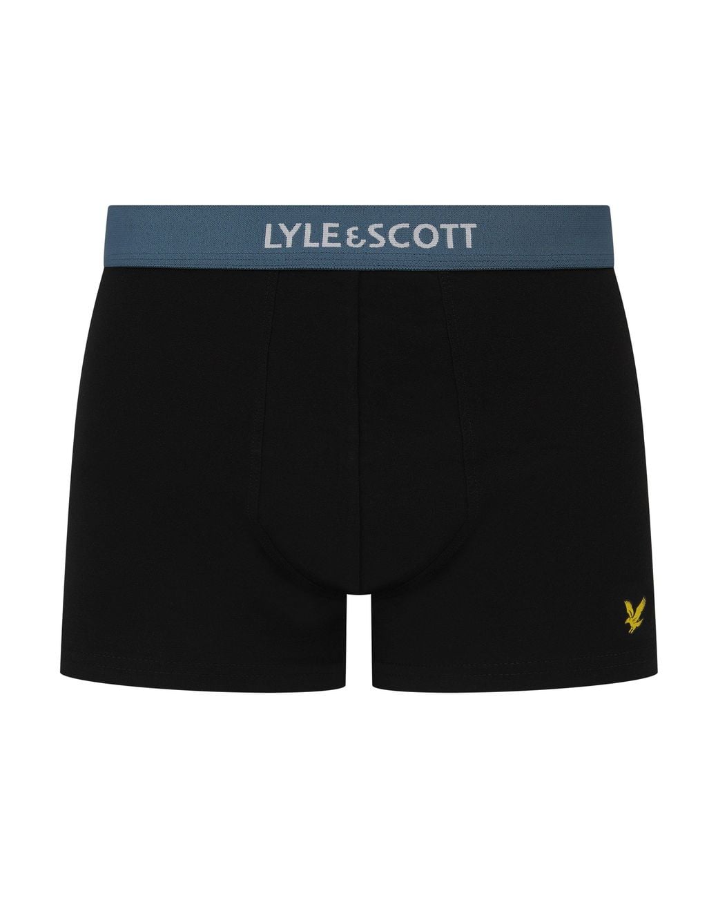 Lyle & Scott Black Lyle 5 Pack Trunks for men
