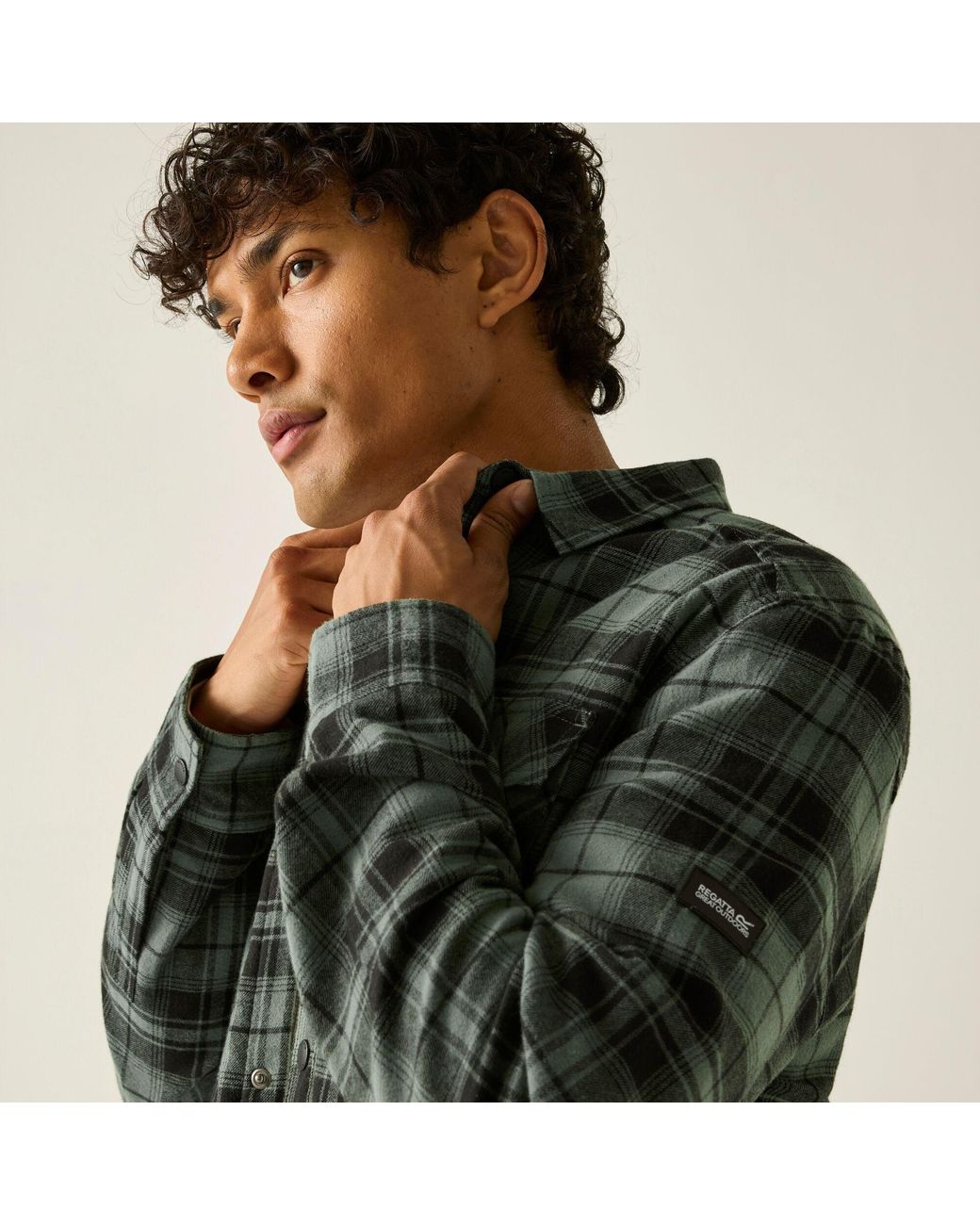 Regatta Green Spennith Shacket for men