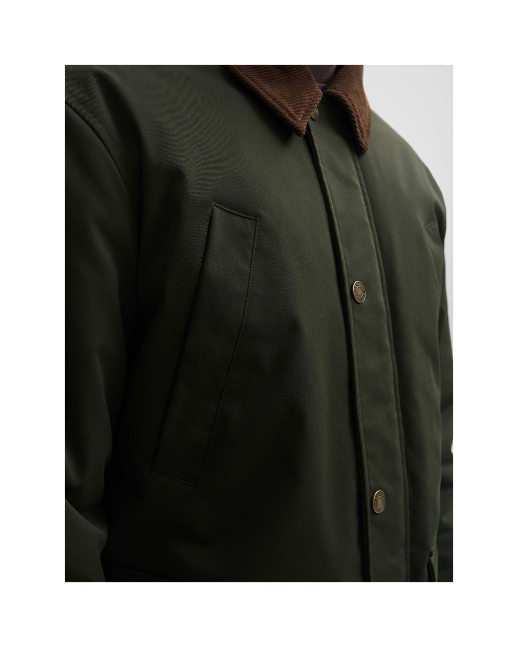 Jack & Jones Green Norrebro Padded Field Jacket for men
