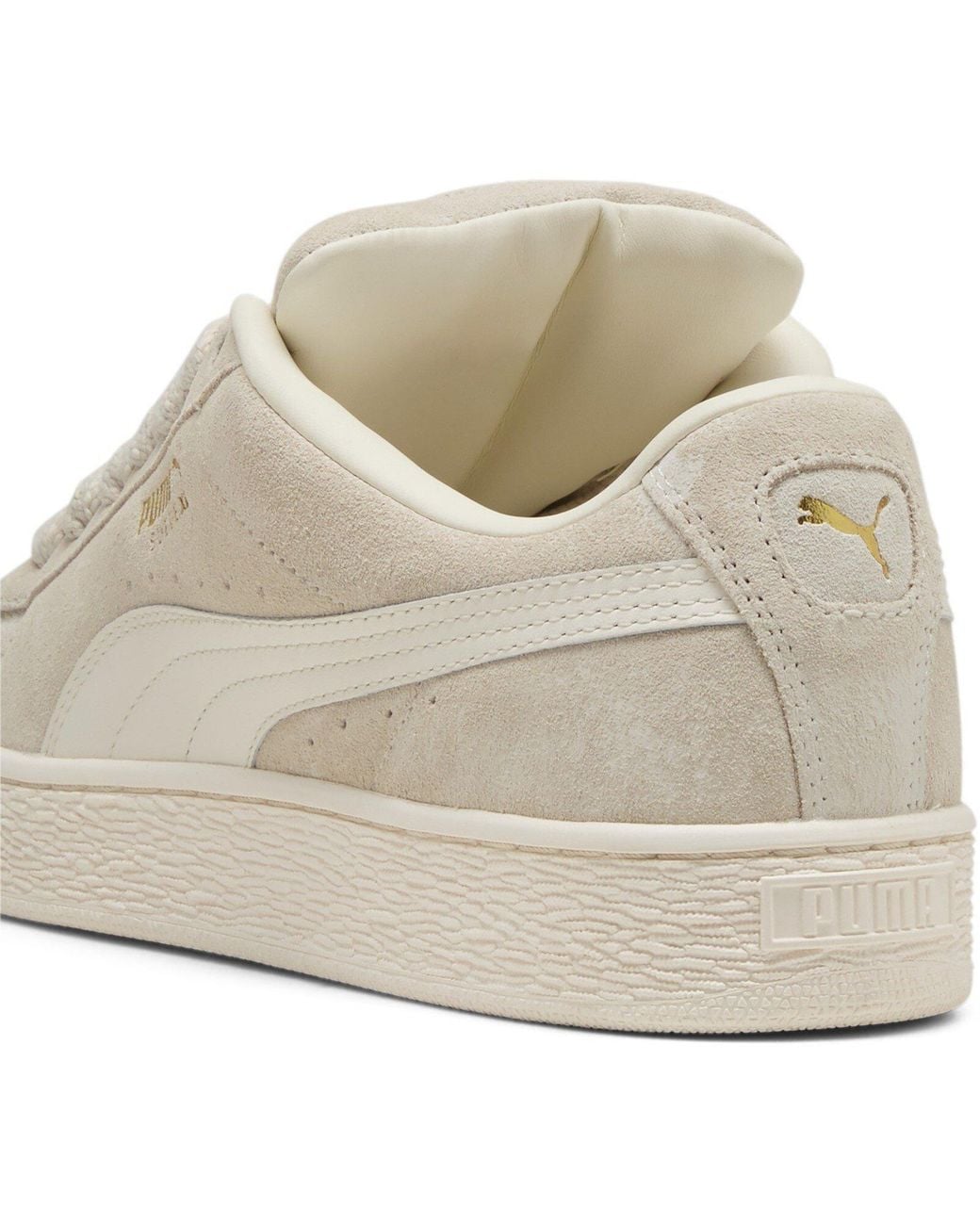 PUMA White Suede Xl Sneakers
