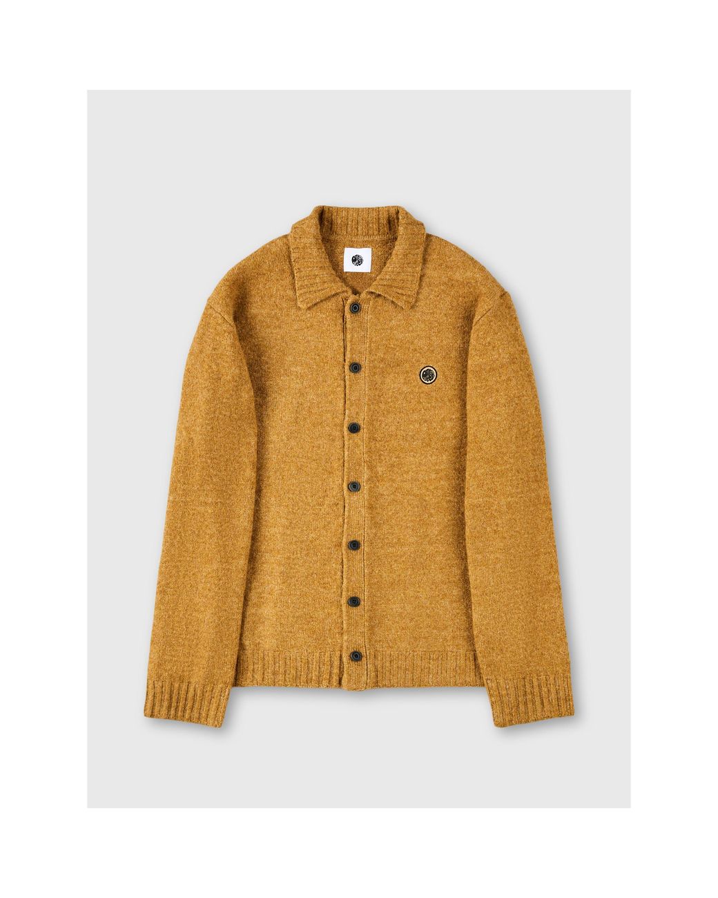 Pretty Green Yellow Pg Whittaker Structured Tailored Overshirt for men