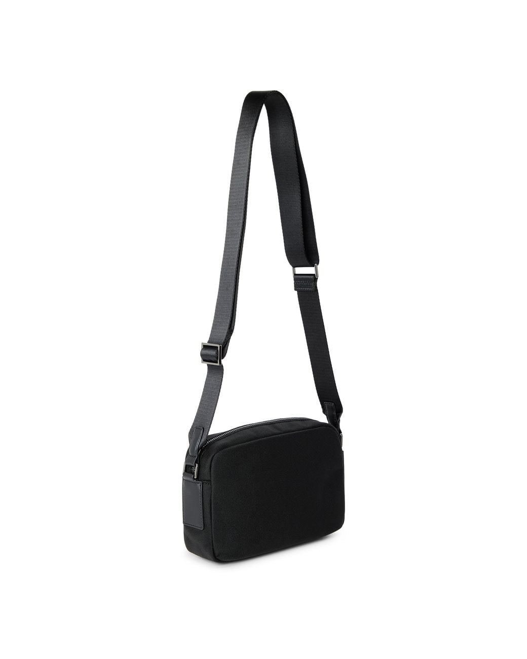 Lacoste Black Business Reporter Cross-Body Bag for men
