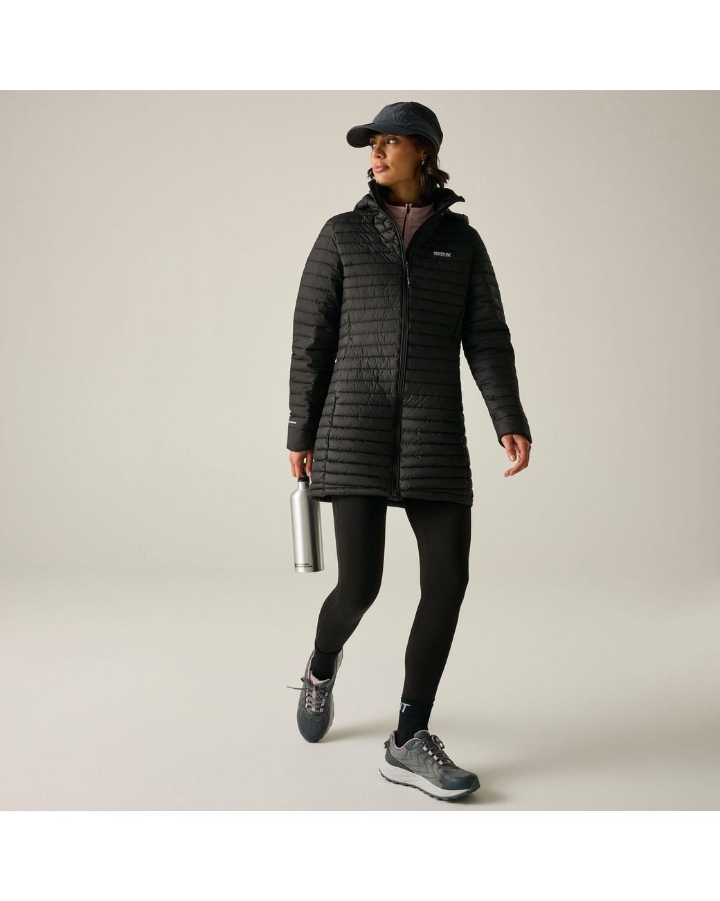 Regatta Black Selenar Longline Insulated Jacket