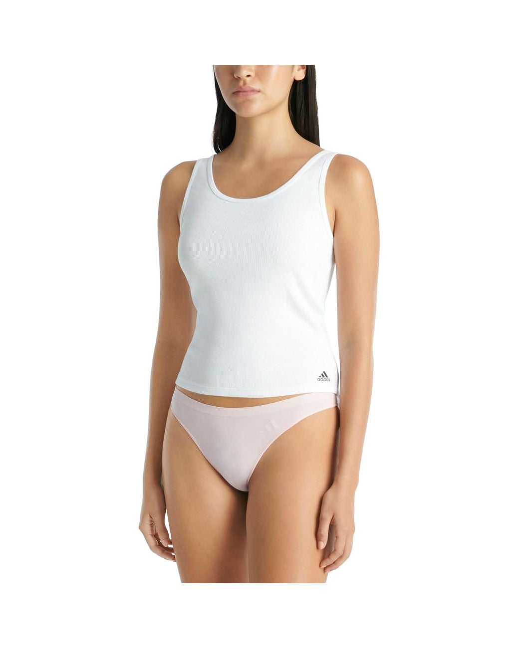 Adidas Black Low Rise Thong 3Pk
