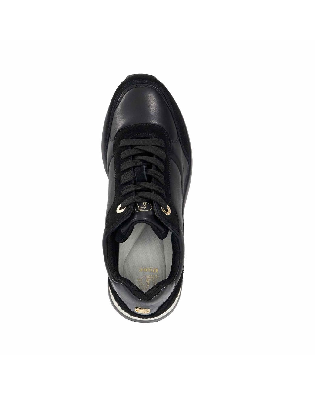 Dune Blue Elatie Hidden Wedge Trainers