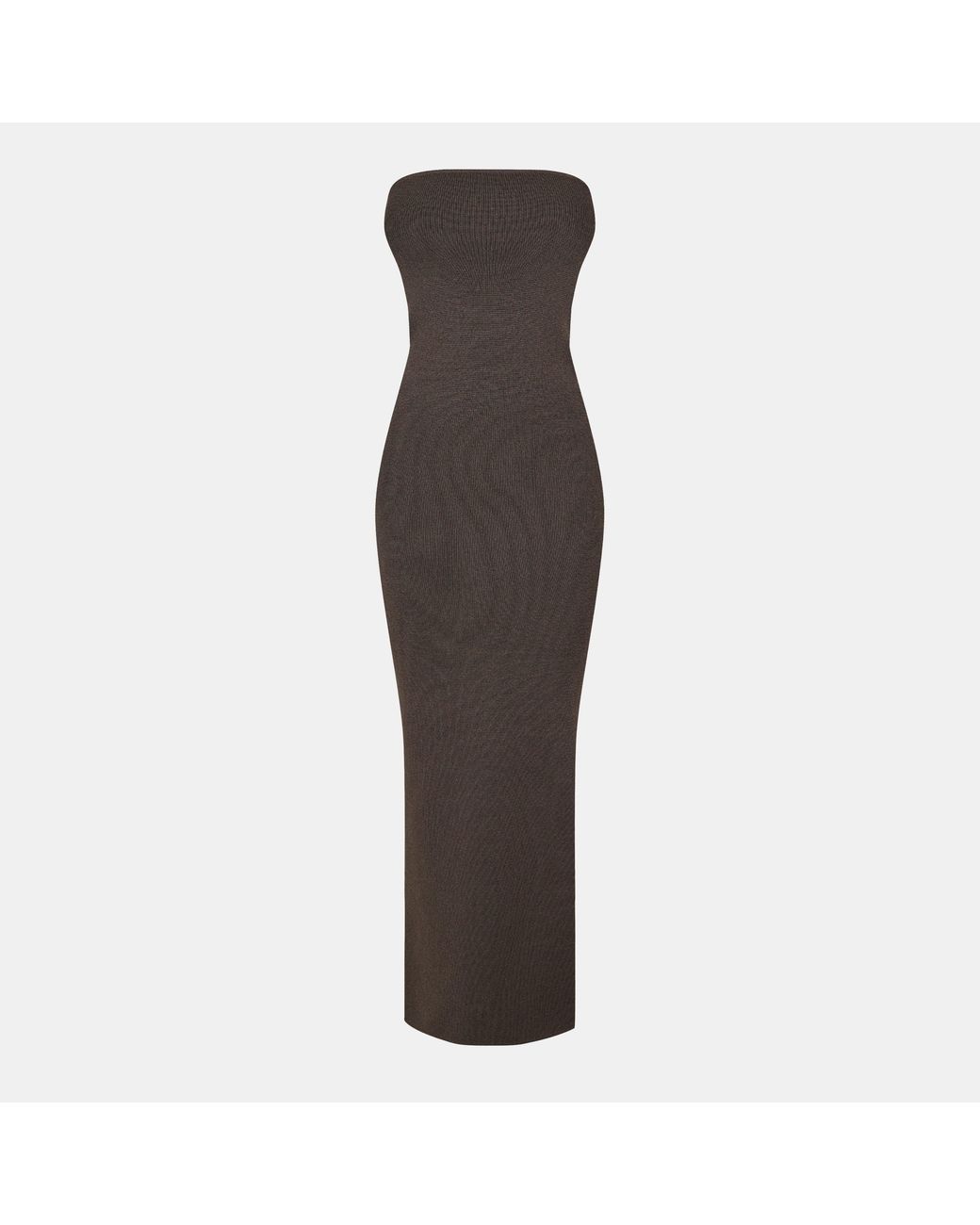 Jack Wills Brown Classic Bandeau Knitted Jumper Dress