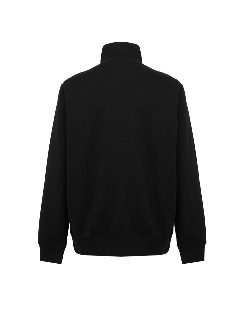 Polo Ralph Lauren Black Regular-Fit 1/4 Zip Fleece Top for men