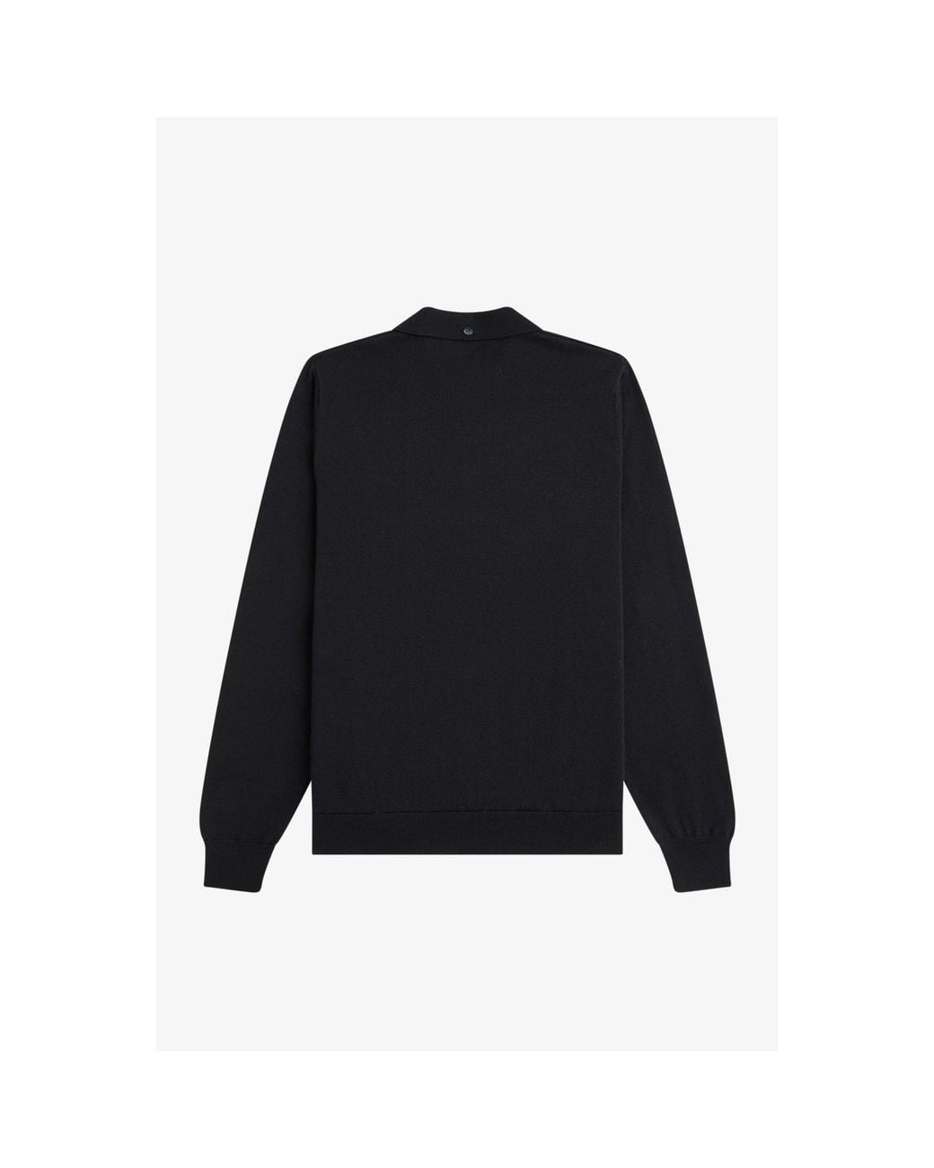Fred Perry Blue Long Sleeve Polo Shirt for men