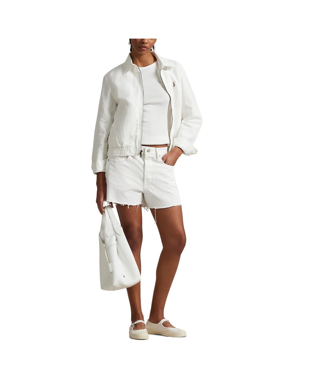 Polo Ralph Lauren White Windbreaker