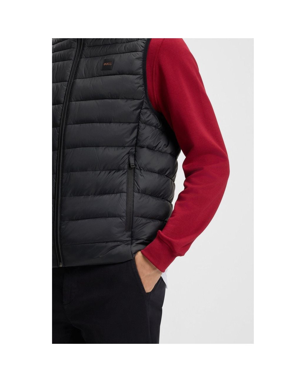 Boss Black Odeno Slim-Fit Gilet for men