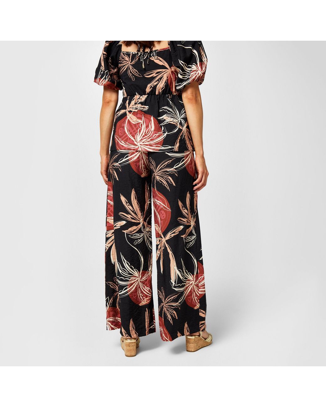 Biba Black Wide Leg Trouser