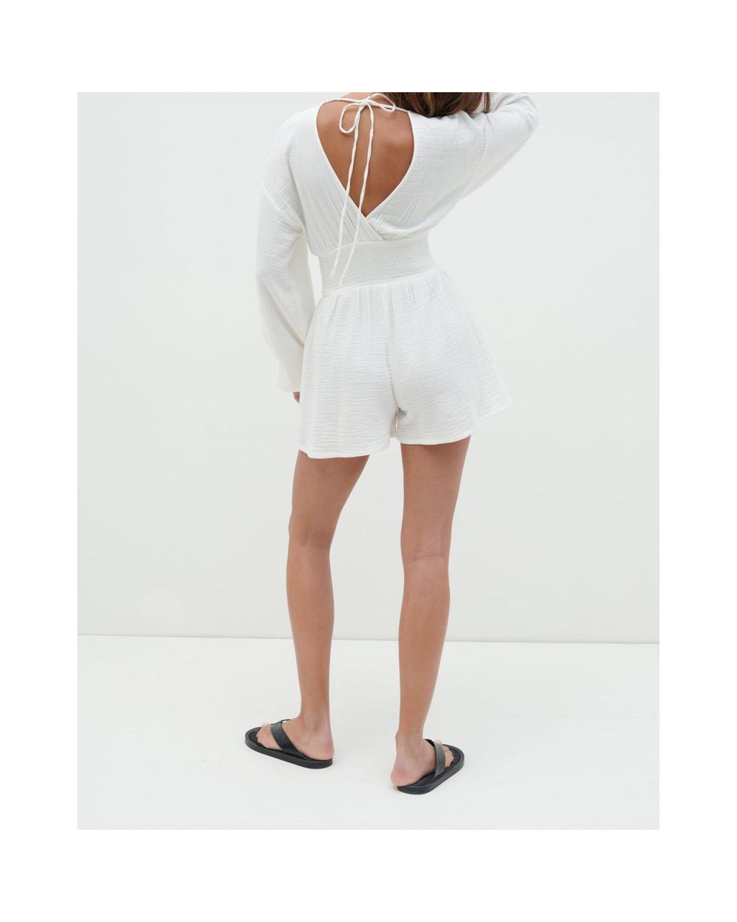 Pretty Lavish White P.Lavish Blake Shirr