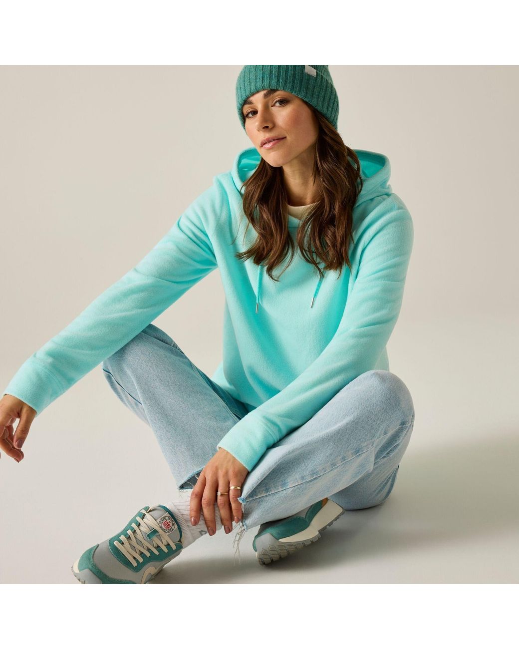 Regatta Green Mayse Hooded Fleece