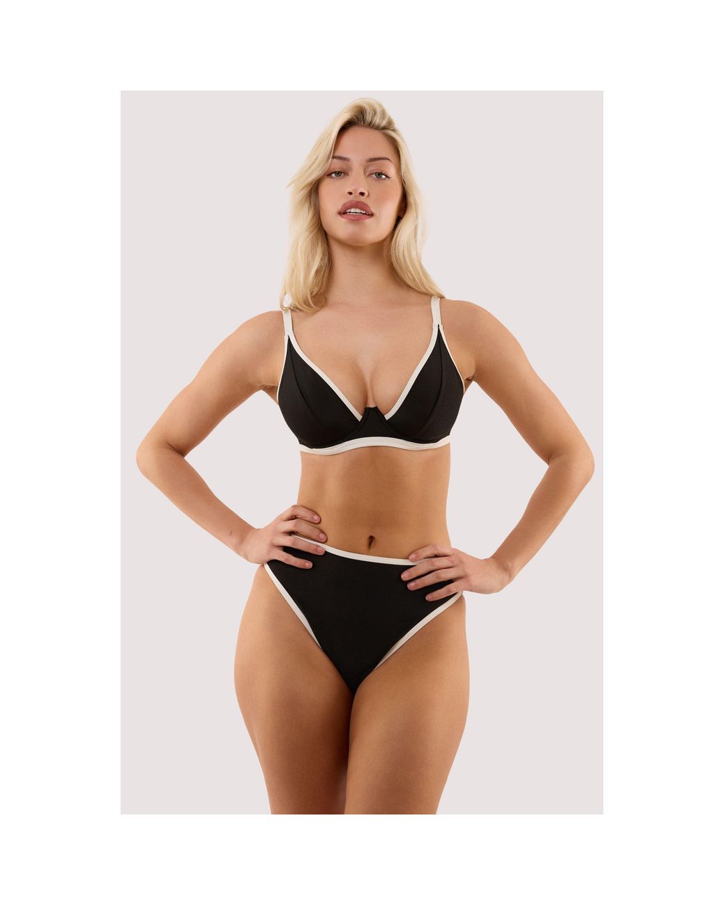 Wolf & Whistle Multicolor Ally High Waist Bikini Brief