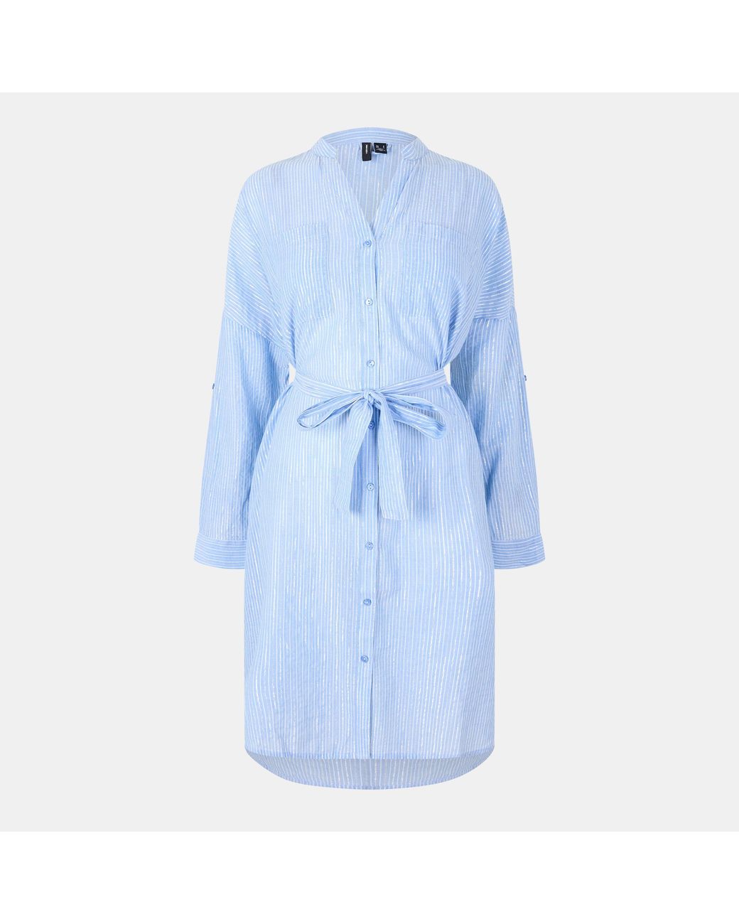 Vero Moda Blue Ines Shirt Dress