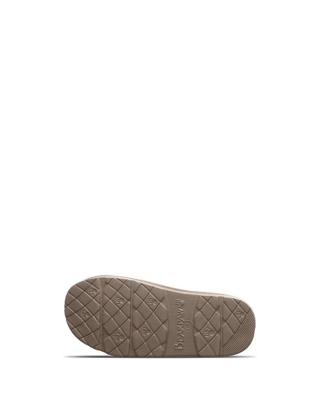 BEARPAW Natural Loki Ii Suede Mule Slippers